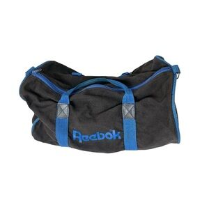 Vintage Reebok Black and Blue duffle bag